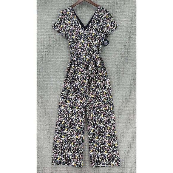 Natural History Museum X Joanie Jumpsuit 4 Multicolor Abstract Wide Leg - Picture 1 of 16